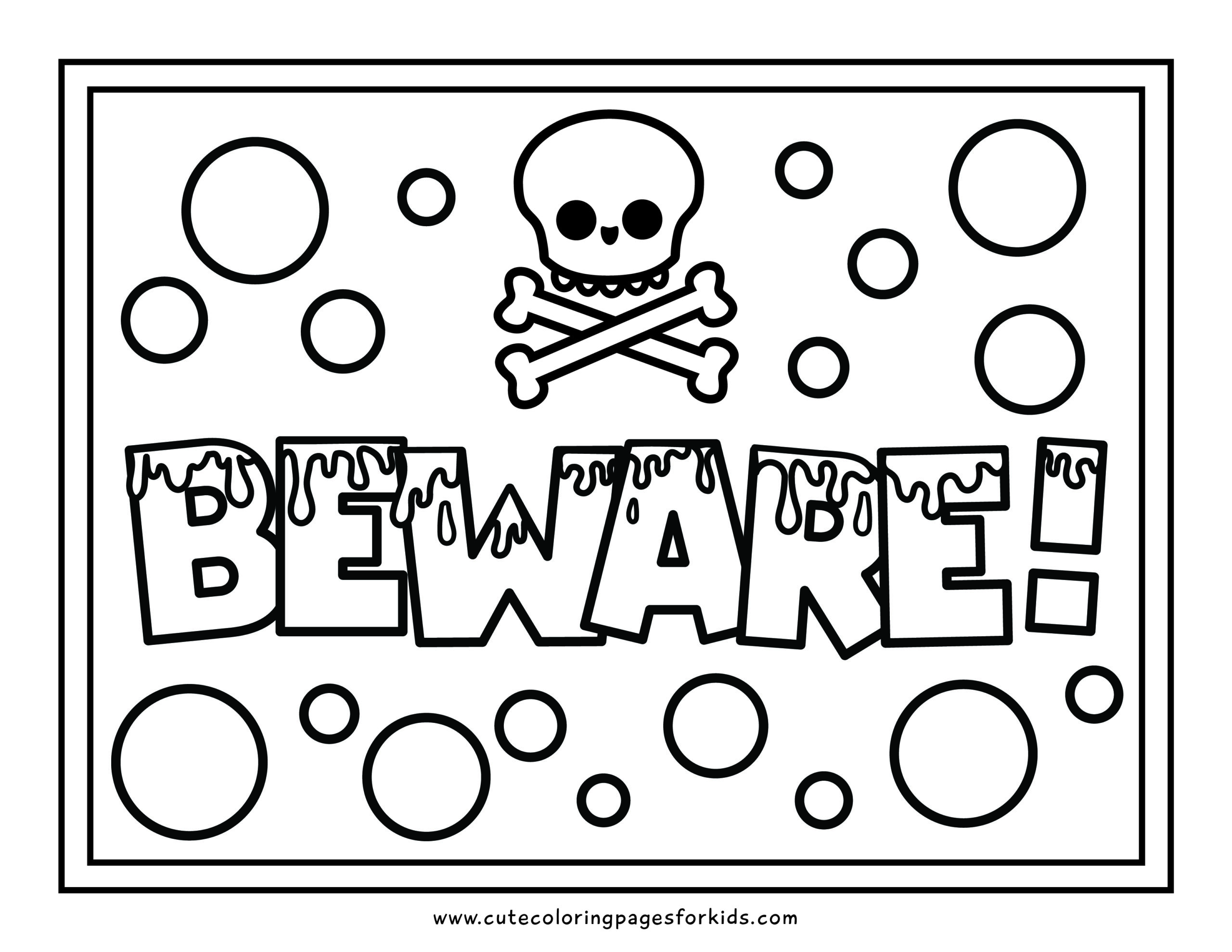 18 Cute Halloween Coloring Pages (Free Printable PDFs) - Cute Coloring