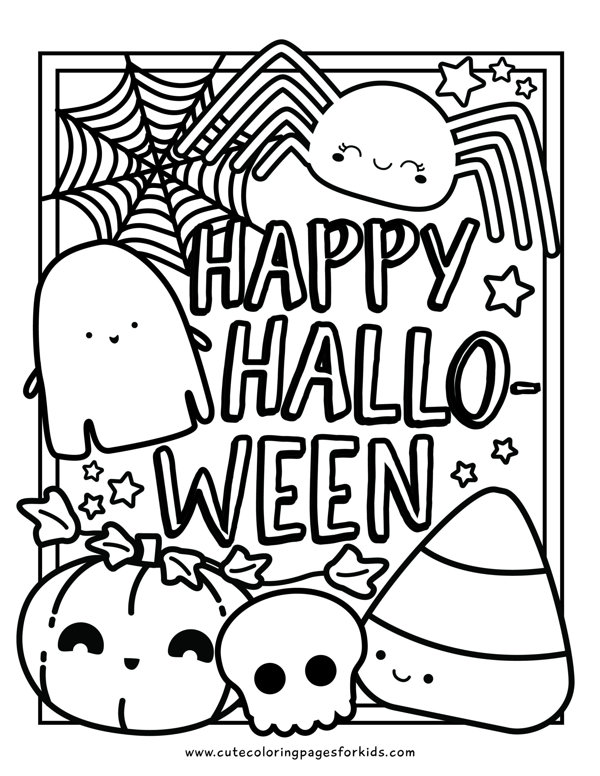 FREE Halloween Coloring Pages {CUTE!} - A Country Girl's Life