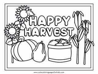 16 Fall Coloring Pages (Free Printable PDF Downloads) - Cute Coloring ...