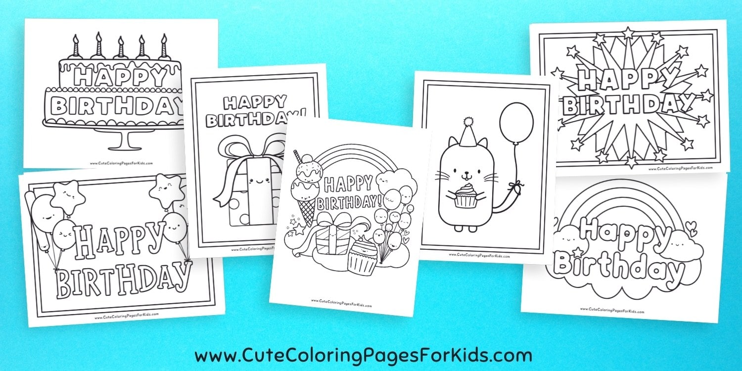 Free Printable Birthday Coloring Pages Cute Coloring Pages For Kids