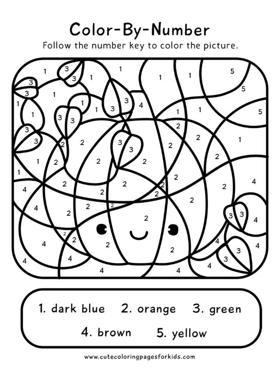 Color By Number, Free Coloring Pages