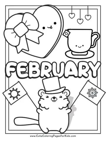 Cute Coloring Pages For Kids - Free Printable Coloring Sheets for Kids