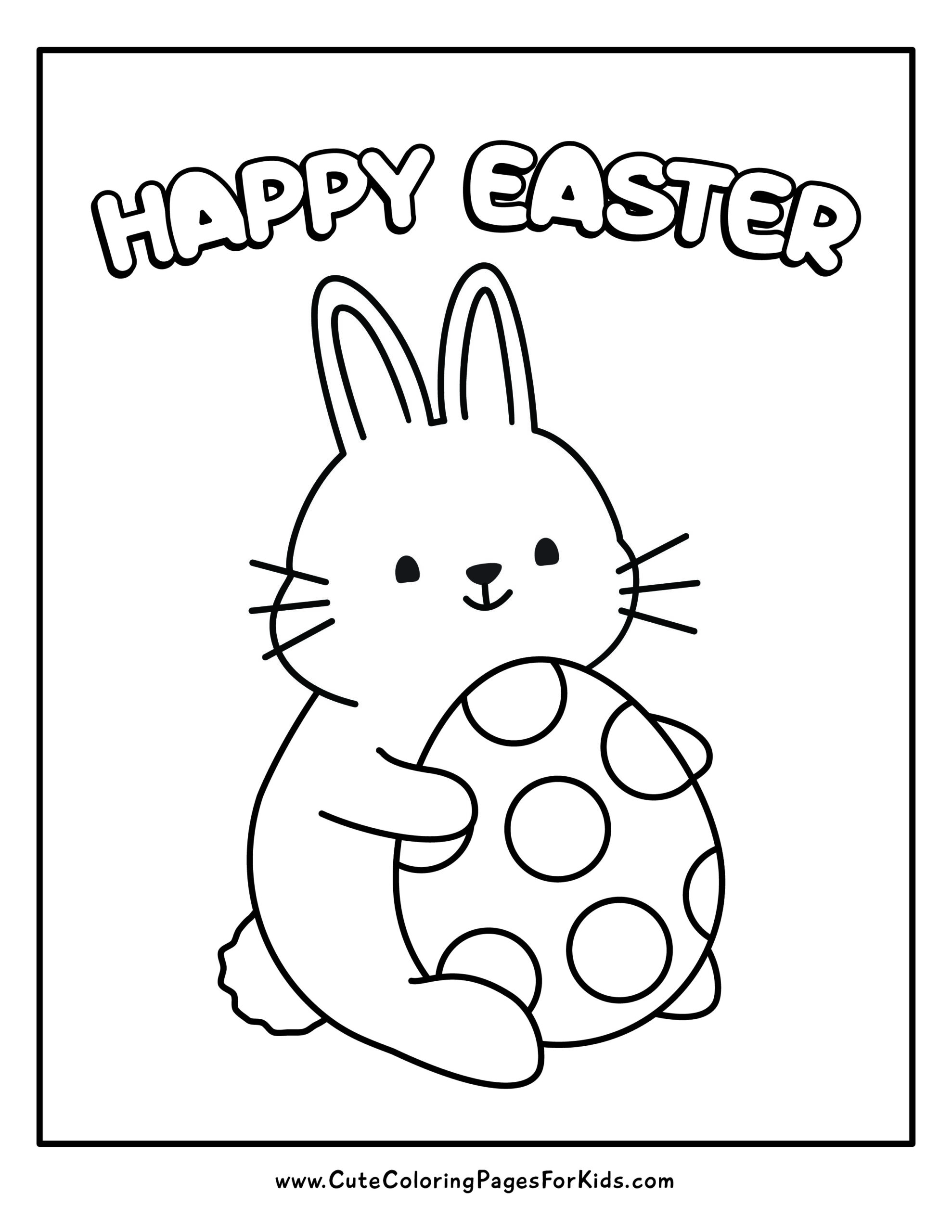 Easter Coloring Pages: 13 Free Printable PDFs - Cute Coloring Pages For