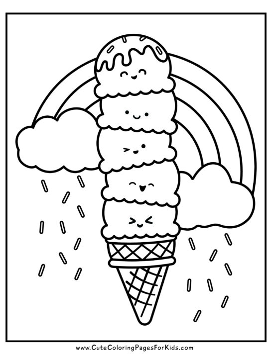 Food Coloring Pages Cute Coloring Pages For Kids Food Coloring Pages Cute Coloring Pages For Kids