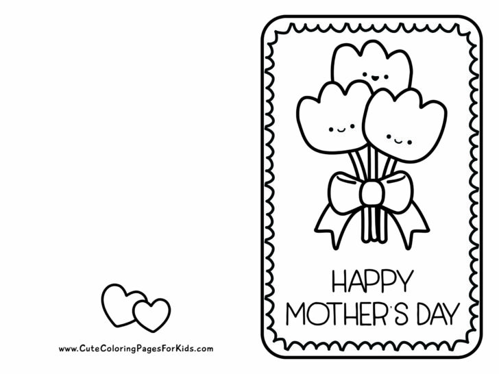 Mother's Day Coloring Pages (19 Free Printables) - Cute Coloring Pages