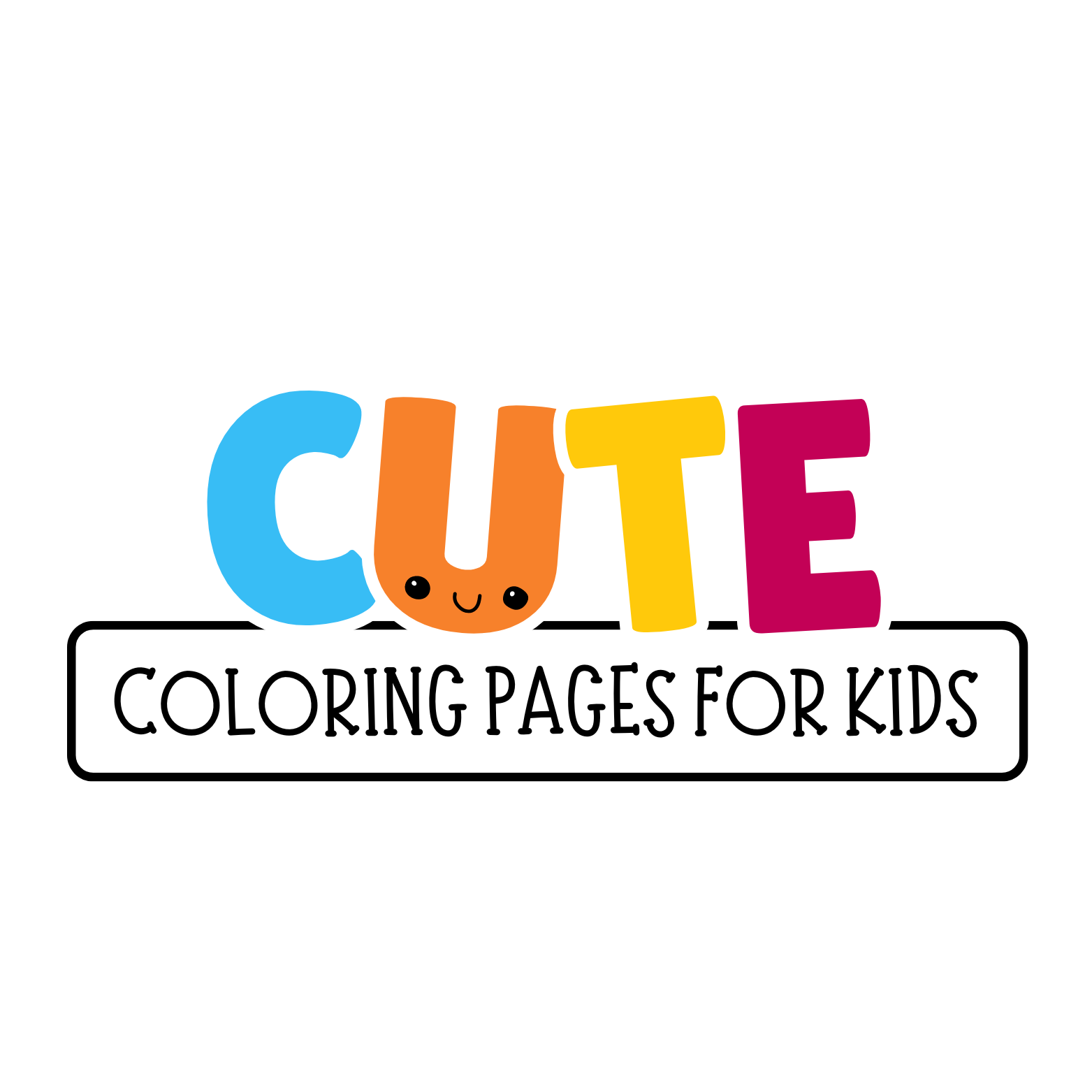 Cute Coloring Pages For Kids logo