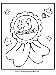 Father's Day Coloring Pages - Cute Coloring Pages For Kids