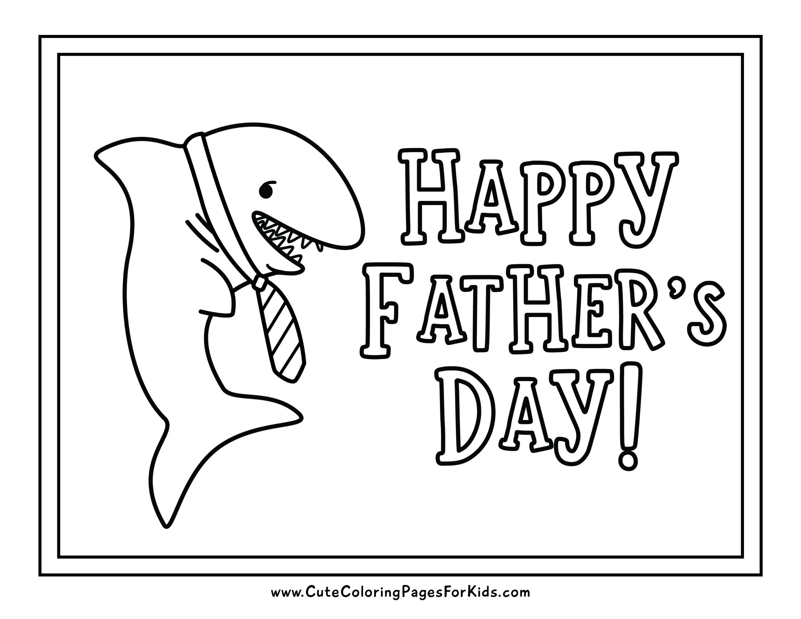 Father's Day Coloring Pages - Cute Coloring Pages For Kids