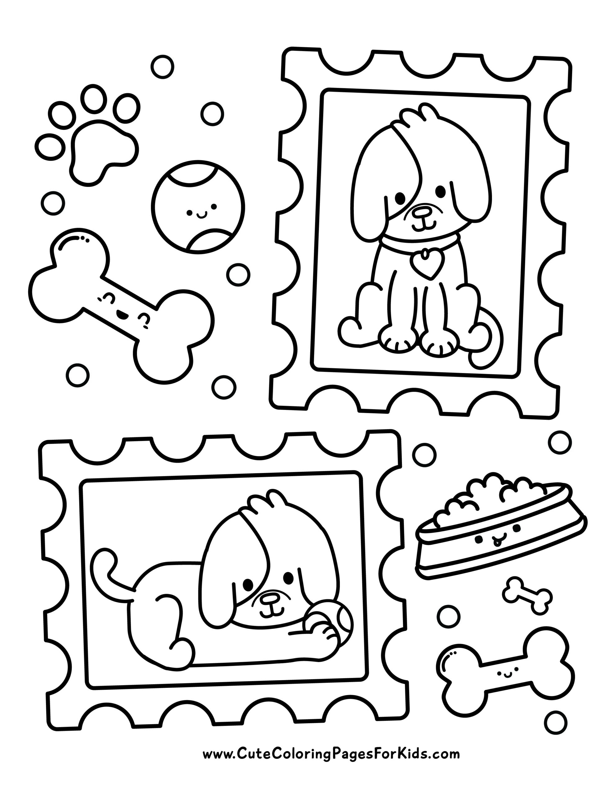8 Puppy Dog Coloring Pages (Free PDF Printables) Cute Coloring Pages