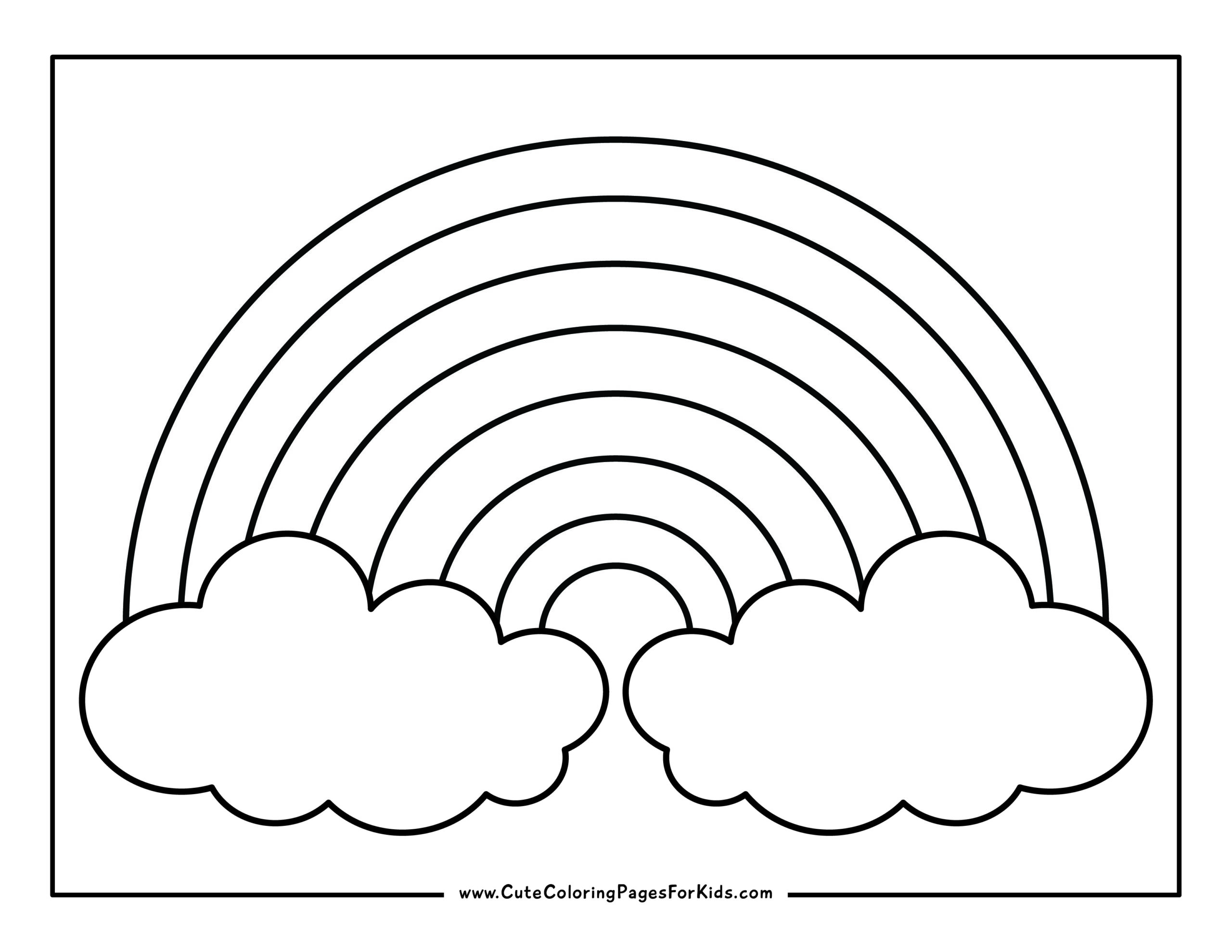 17 Rainbow Coloring Pages (Free Printable PDFs) Cute Coloring Pages