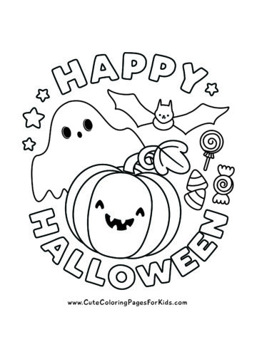 18 Cute Halloween Coloring Pages (Free Printable PDFs) Cute Coloring 18 Cute Halloween Coloring Pages (Free Printable PDFs) Cute Coloring