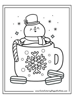 Snowman Coloring Pages (Free Printable PDFs) - Cute Coloring Pages For Kids