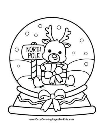 Christmas Coloring Pages: 25 Cute, Free Printable Downloads - Cute ...