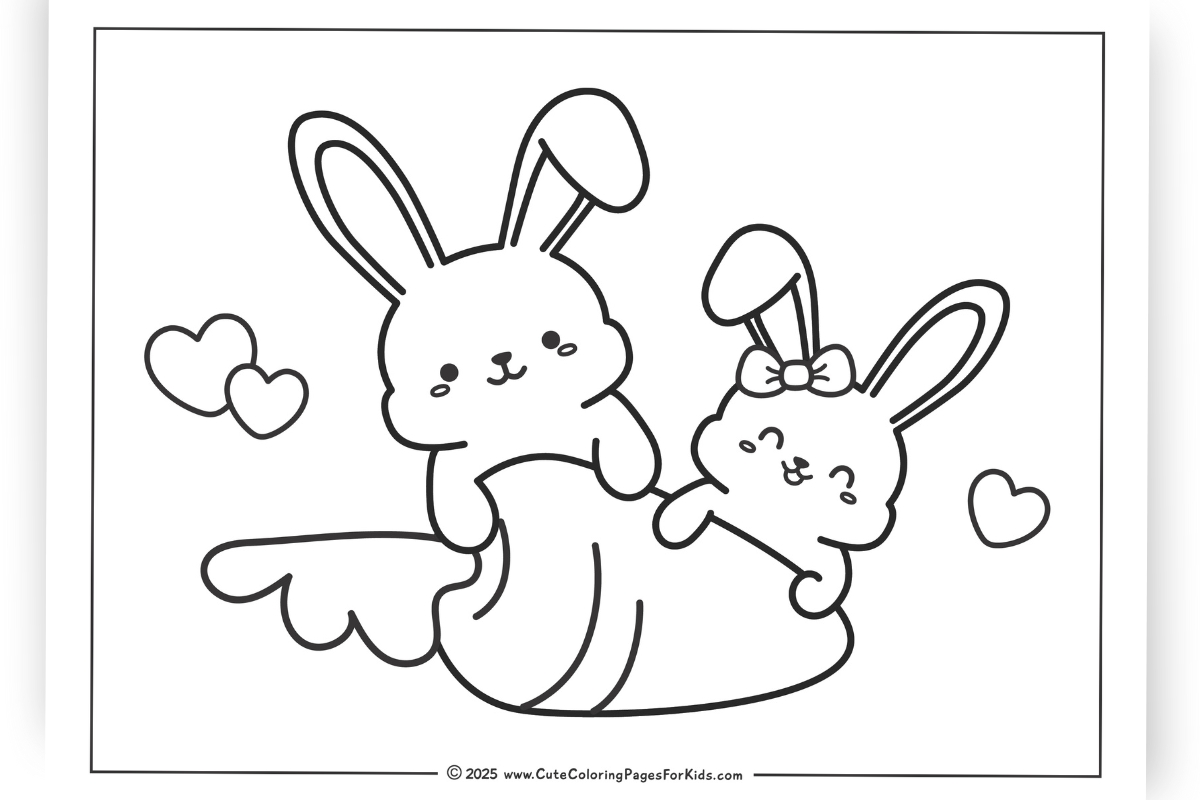 Cute Bunny Coloring Pages Free Printable Infoupdate Cute Bunny Coloring Pages Free Printable Infoupdate