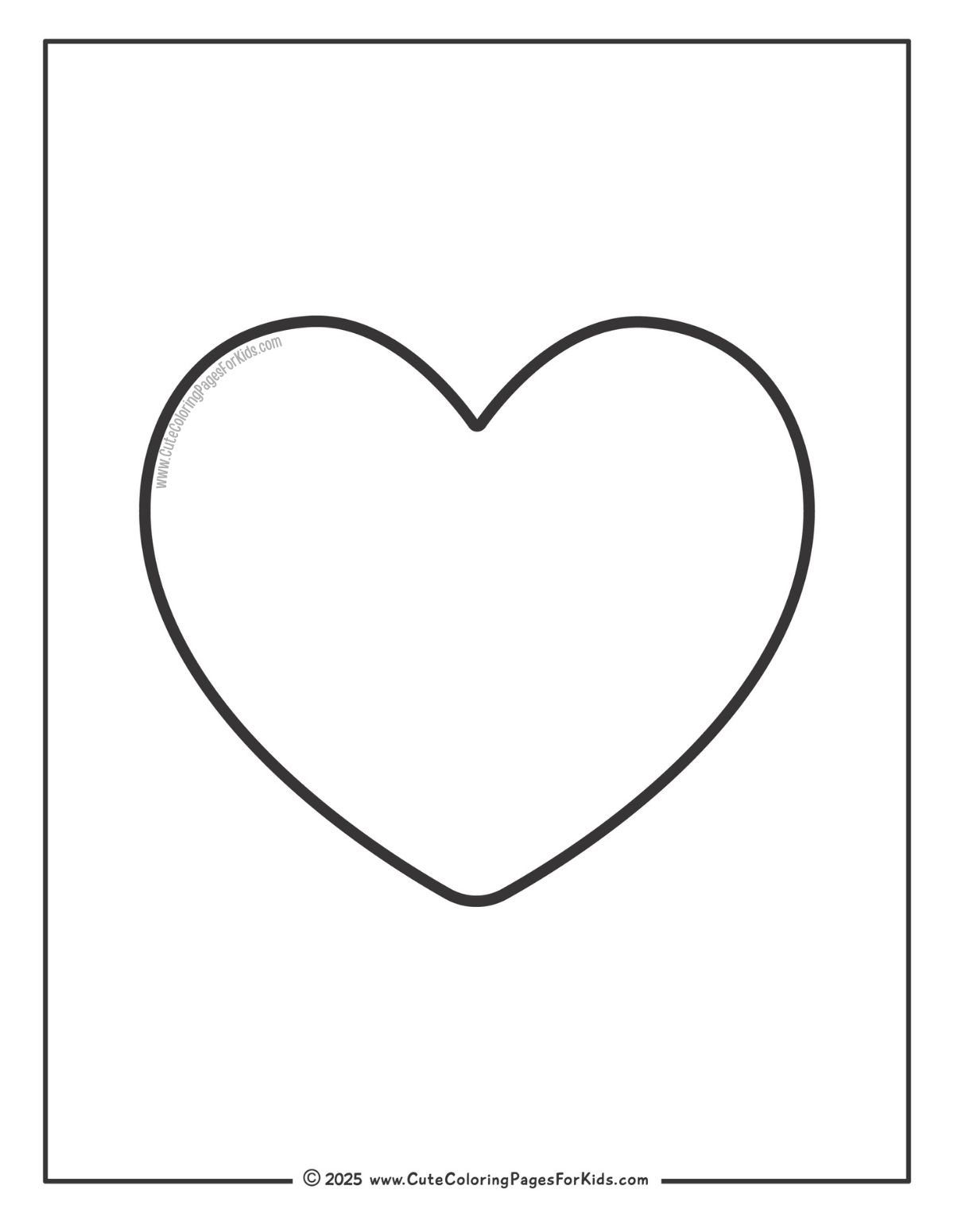 Heart Coloring Pages Cute Coloring Pages For Kids Heart Coloring Pages Cute Coloring Pages For Kids