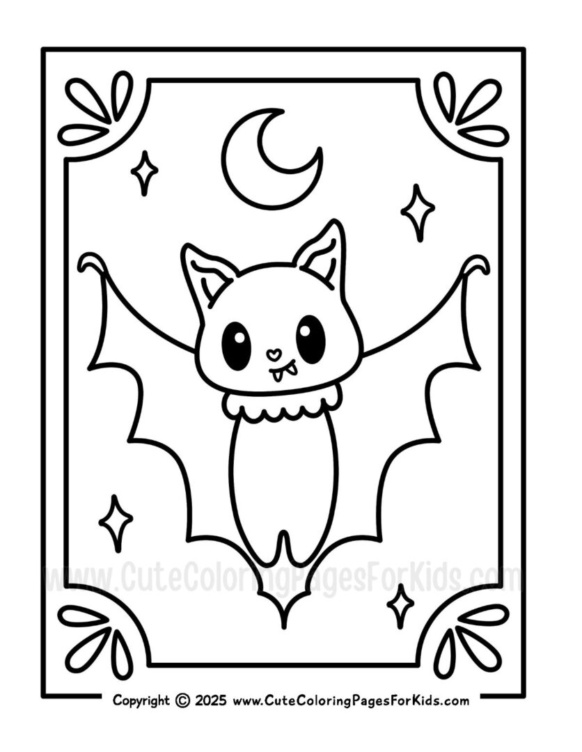 Bat Coloring Pages (Free Printable PDFs) - Cute Coloring Pages For Kids