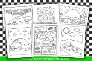Car Coloring Pages (Free Printables) - Cute Coloring Pages For Kids