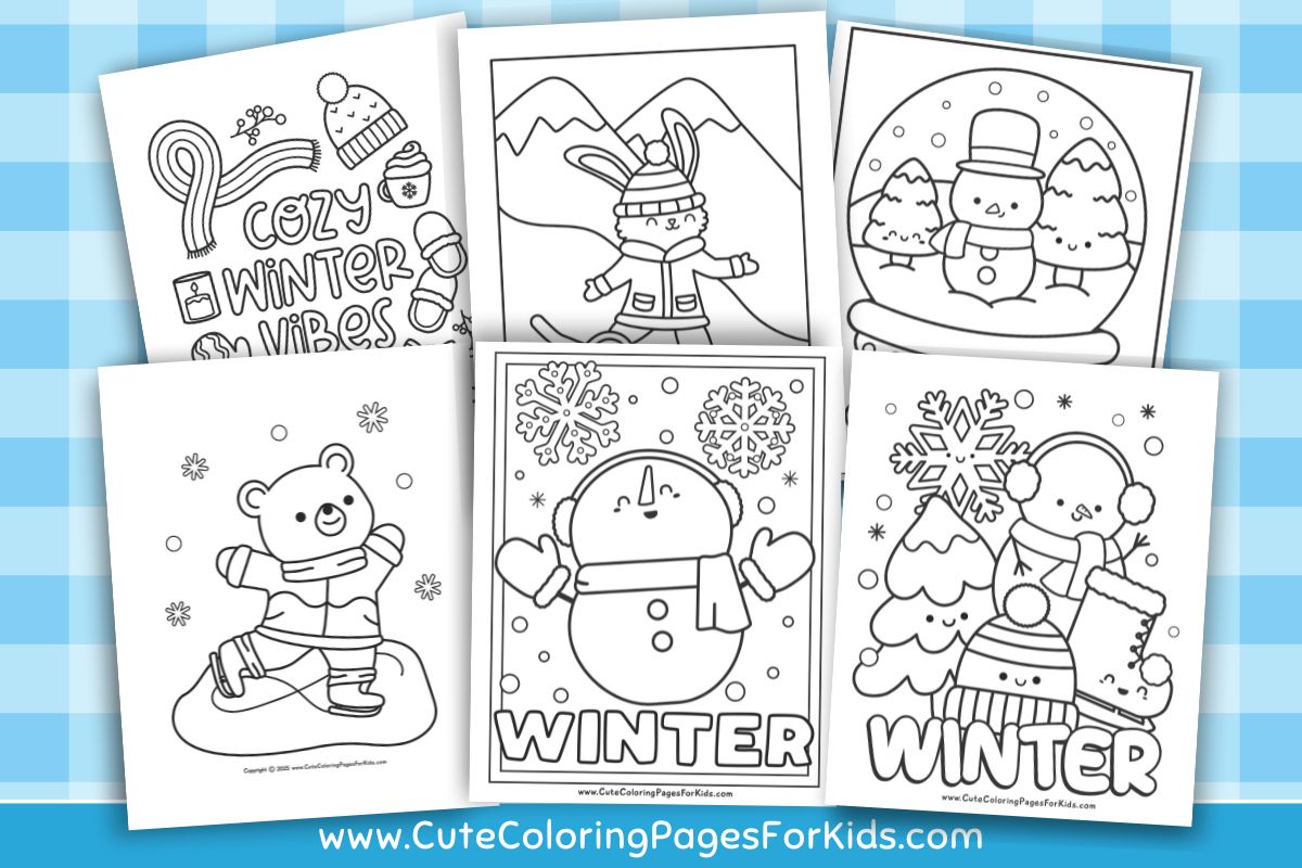 winter coloring page from cutecoloringpagesforkids.com