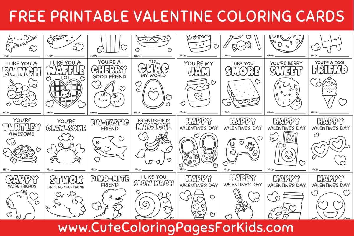 Coloring Valentine's Day Preview for Kids